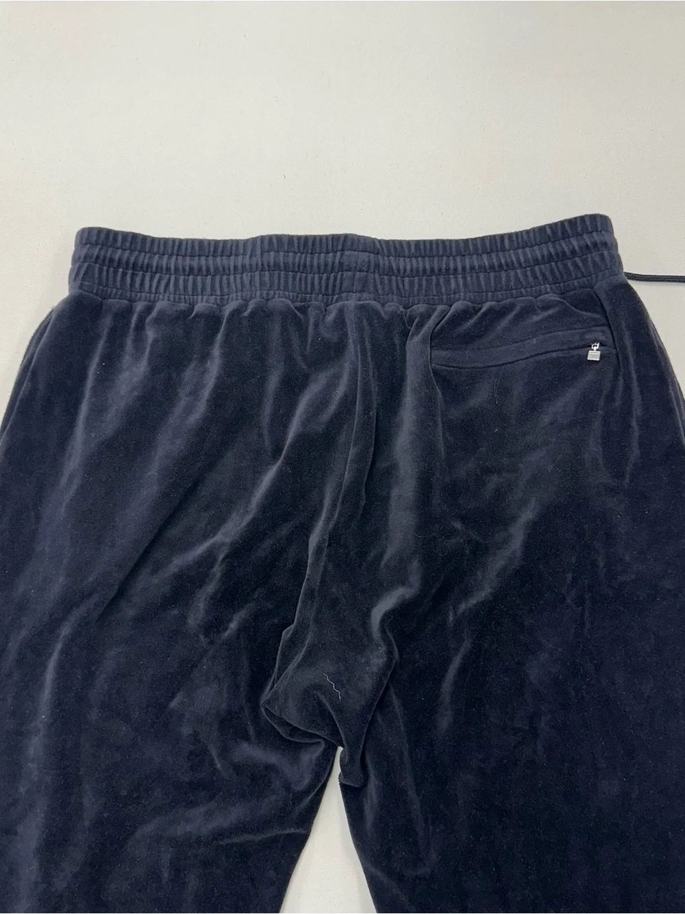 FILA Velour Track Pants Mens 2XL Black Velour Tracksuit Joggers Vintage Y2K